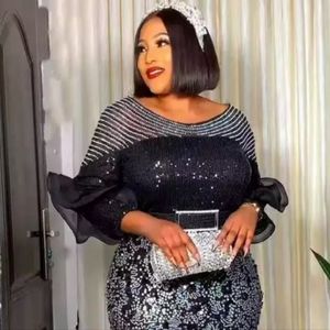 Black and silver  sequence dress